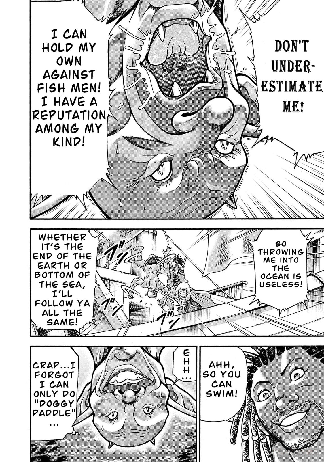 Baki Side Story: Retsu Kaioh Doesn't Mind Even If It's in Another World Chapter 66 page 13 - 