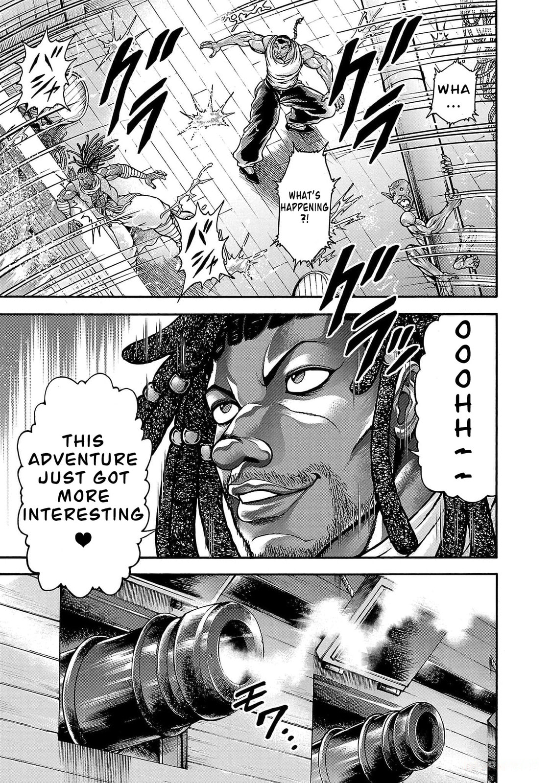 Baki Side Story: Retsu Kaioh Doesn't Mind Even If It's in Another World Chapter 66 page 16 - 