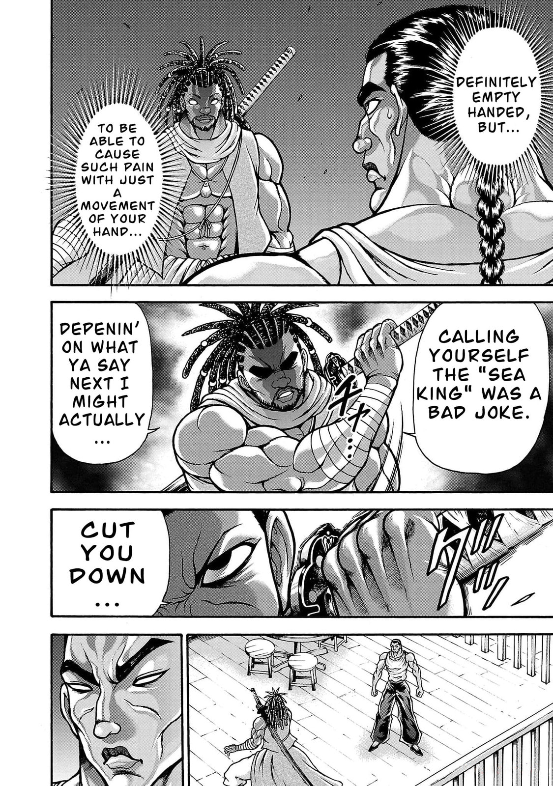 Baki Side Story: Retsu Kaioh Doesn't Mind Even If It's in Another World Chapter 66 page 4 - 