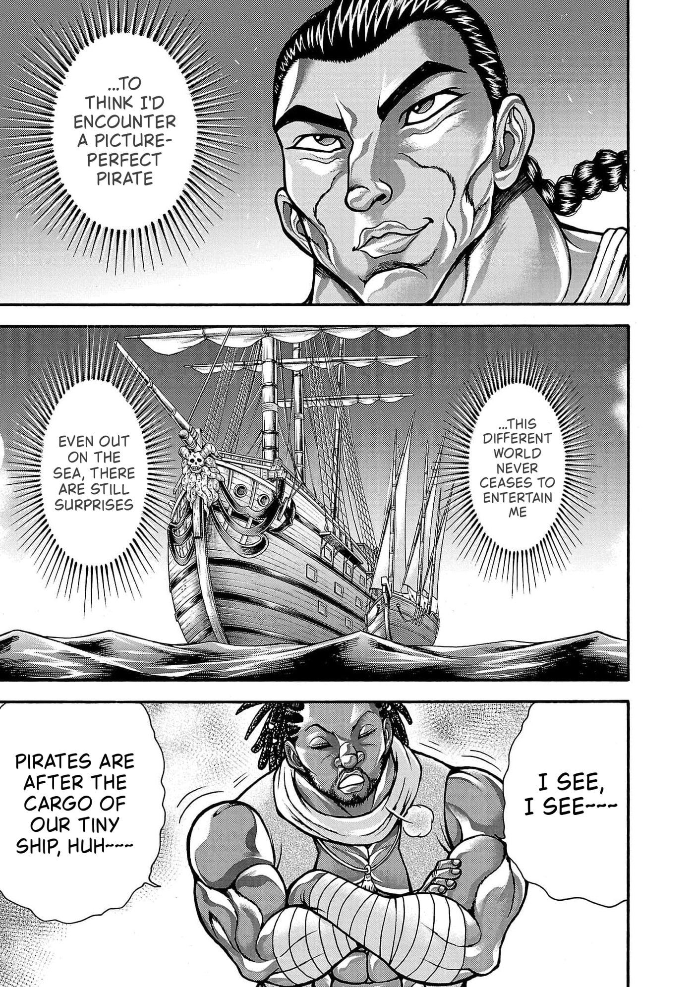 Baki Side Story: Retsu Kaioh Doesn't Mind Even If It's in Another World Chapter 67 page 5 - 