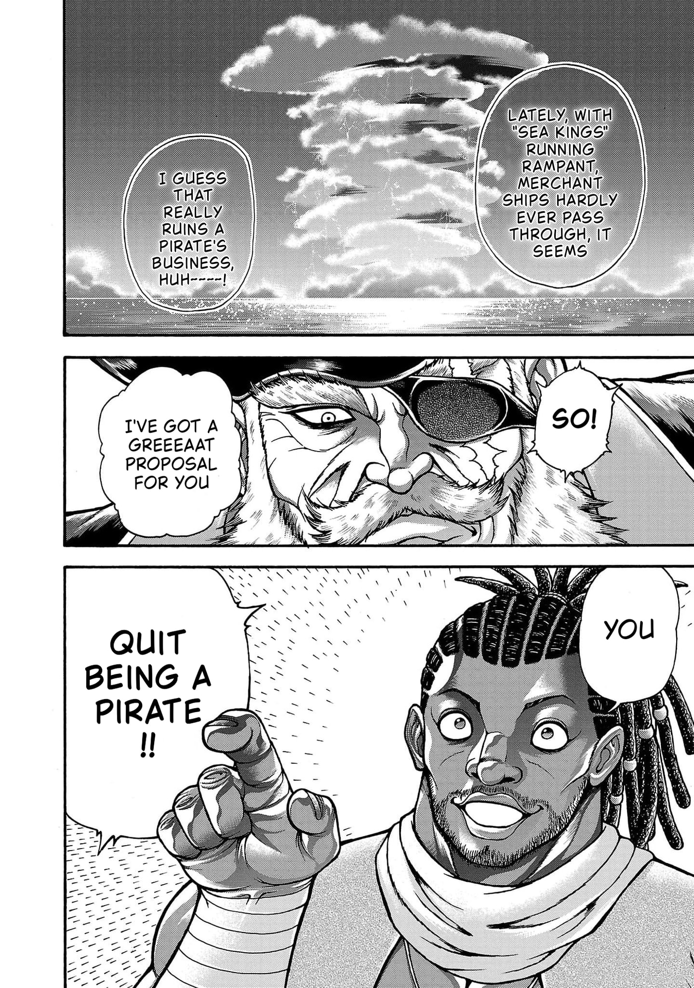 Baki Side Story: Retsu Kaioh Doesn't Mind Even If It's in Another World Chapter 67 page 6 - 