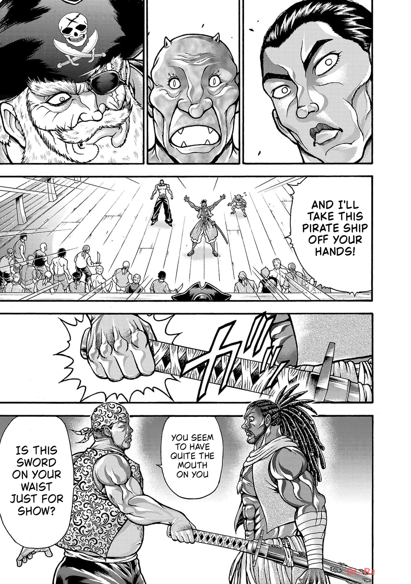 Baki Side Story: Retsu Kaioh Doesn't Mind Even If It's in Another World Chapter 67 page 7 - 