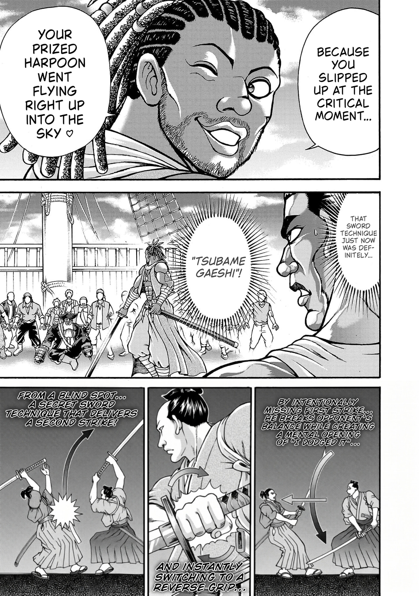 Baki Side Story: Retsu Kaioh Doesn't Mind Even If It's in Another World Chapter 68 page 14 - 
