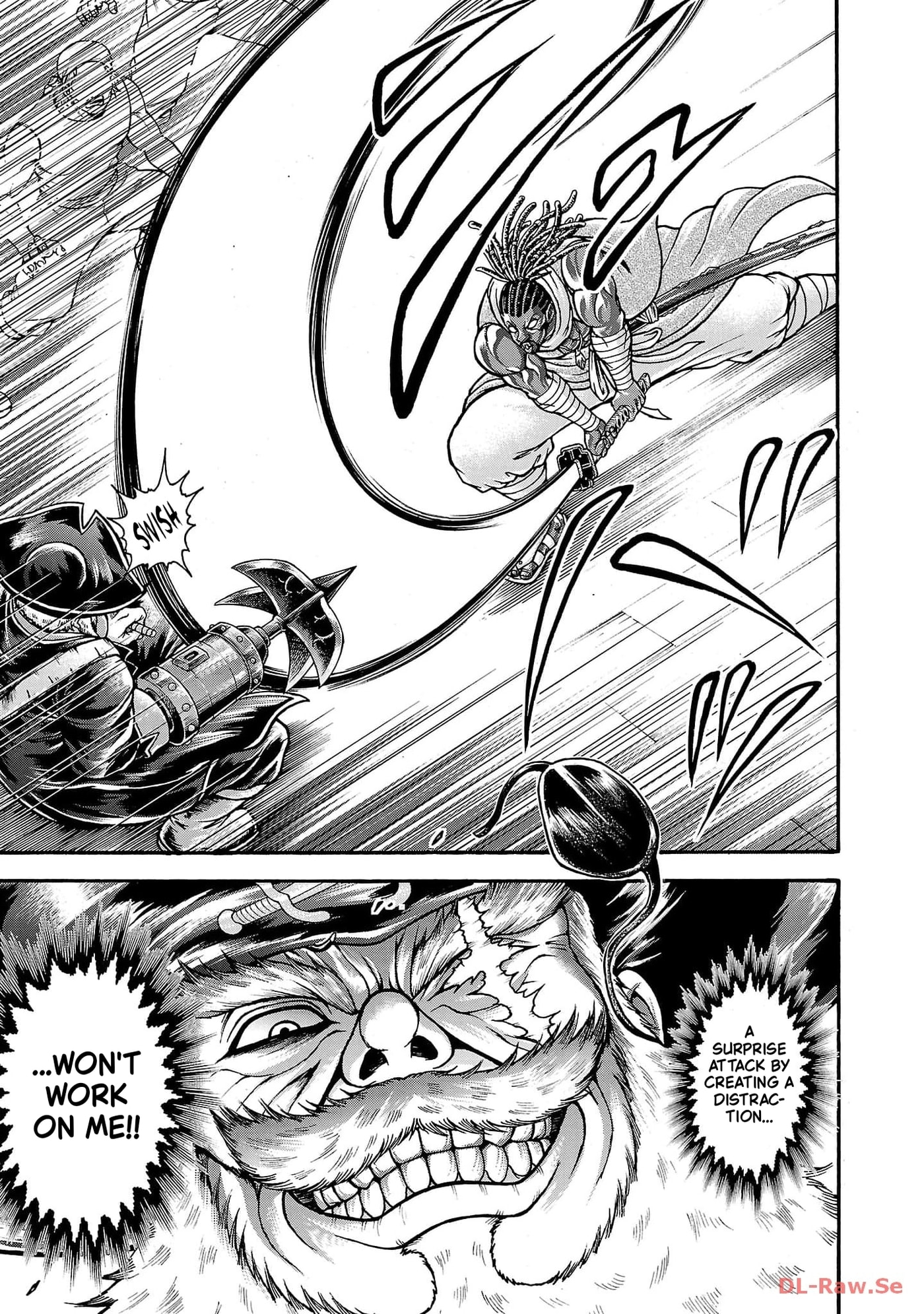 Baki Side Story: Retsu Kaioh Doesn't Mind Even If It's in Another World Chapter 68 page 8 - 