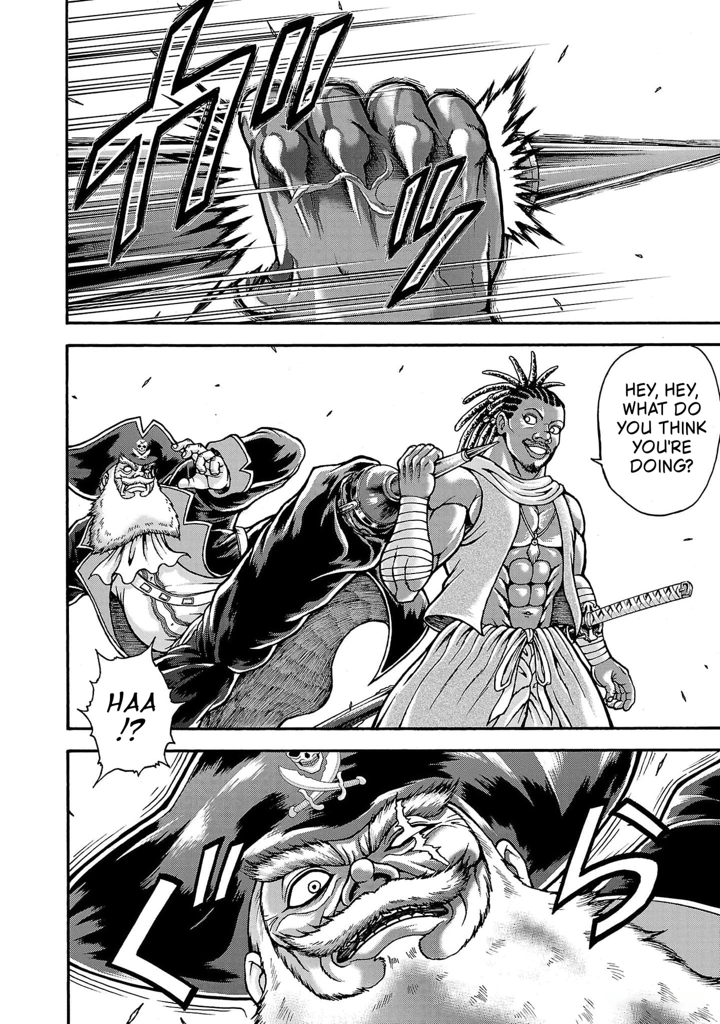 Baki Side Story: Retsu Kaioh Doesn't Mind Even If It's in Another World Chapter 69 page 4 - 