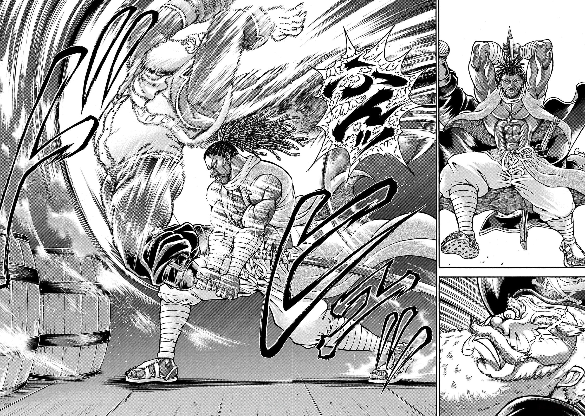 Baki Side Story: Retsu Kaioh Doesn't Mind Even If It's in Another World Chapter 69 page 6 - 