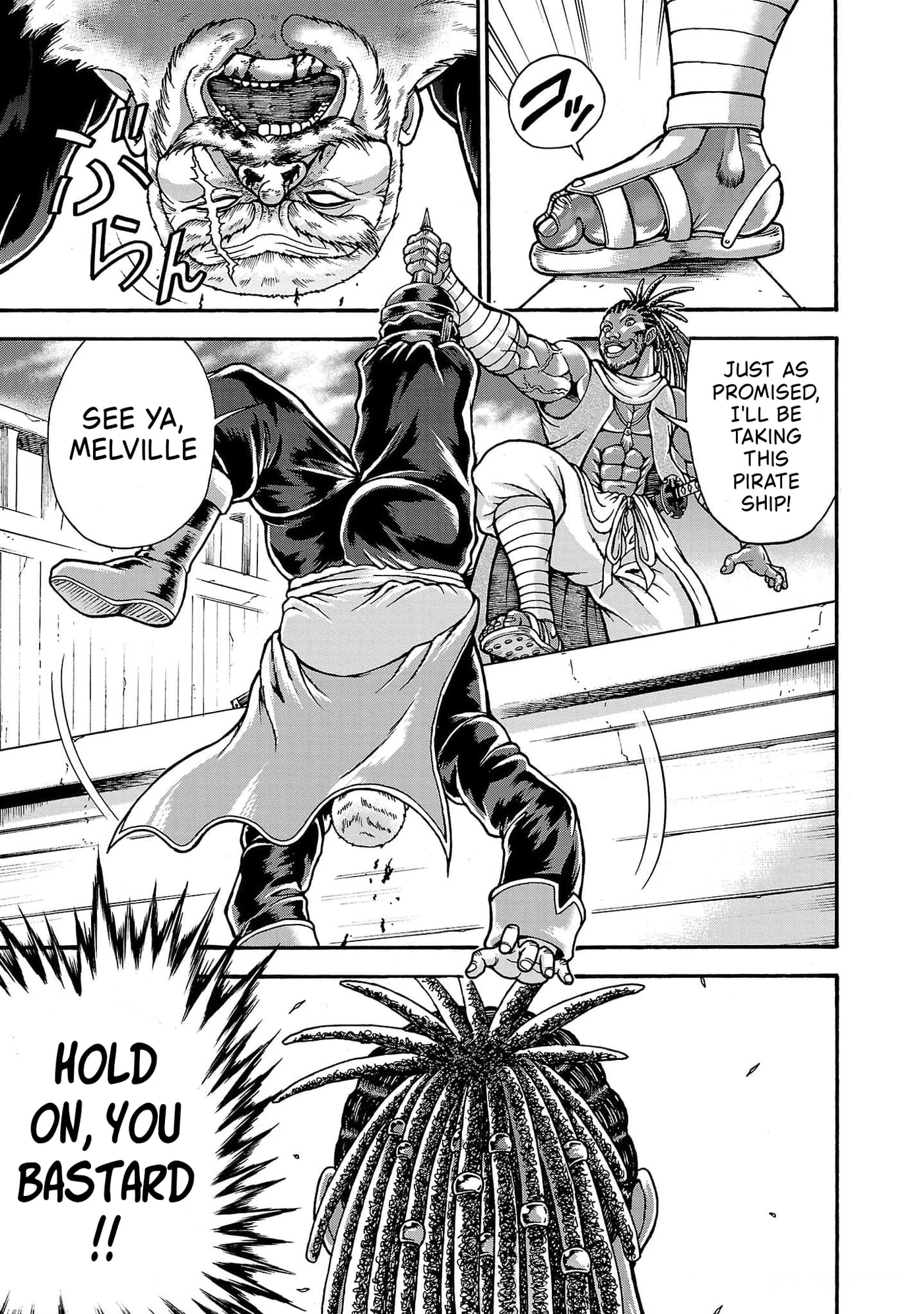 Baki Side Story: Retsu Kaioh Doesn't Mind Even If It's in Another World Chapter 69 page 8 - 