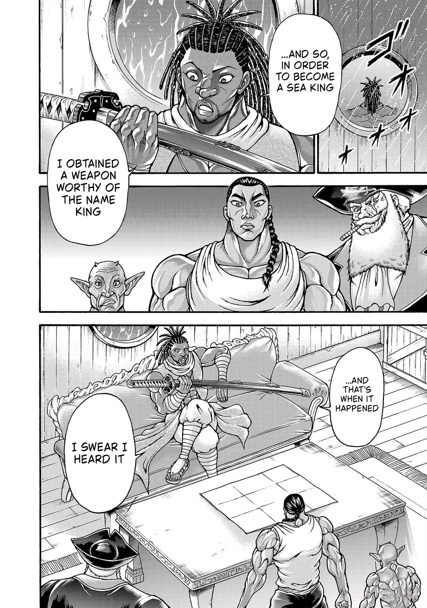 Baki Side Story: Retsu Kaioh Doesn't Mind Even If It's in Another World Chapter 70 page 15 - 