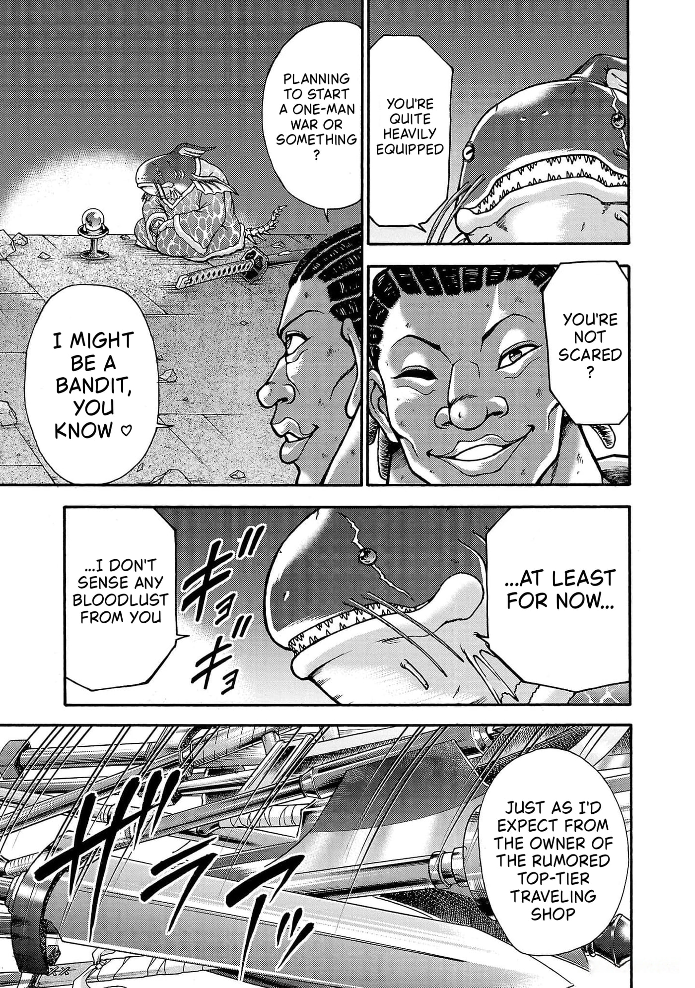 Baki Side Story: Retsu Kaioh Doesn't Mind Even If It's in Another World Chapter 70 page 5 - 