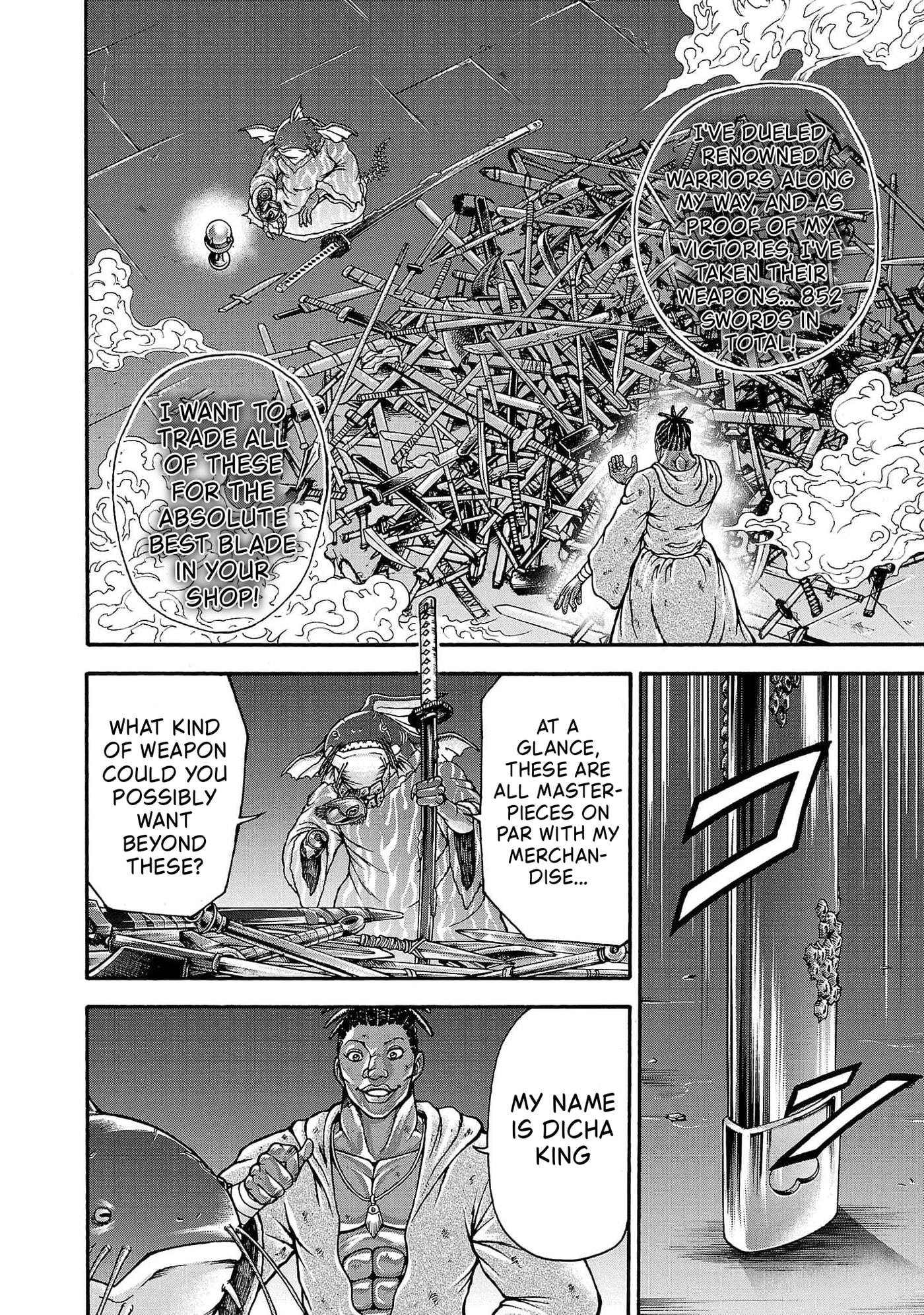 Baki Side Story: Retsu Kaioh Doesn't Mind Even If It's in Another World Chapter 70 page 6 - 