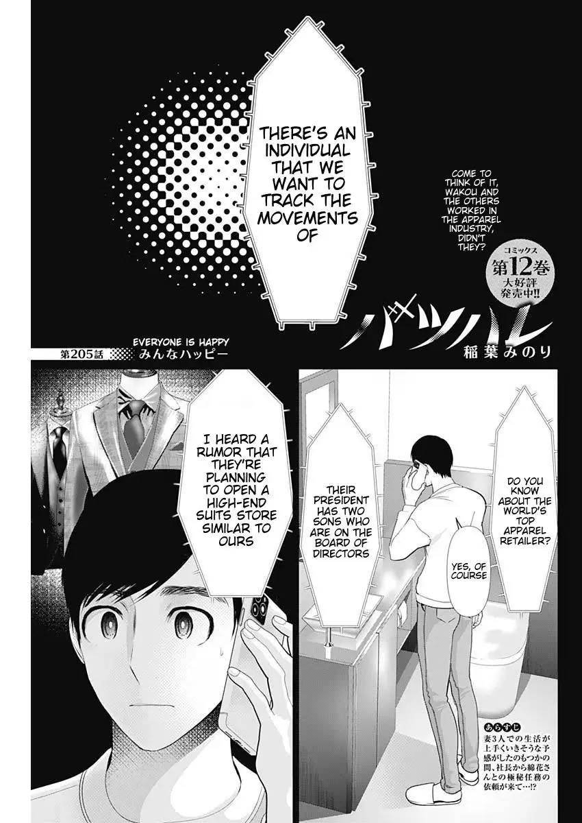 Batsu-Hare Chapter 205 page 1 - 