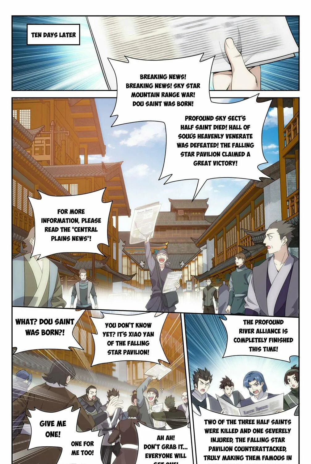 Battle Through the Heavens (Colored) Chapter 381 page 5 - 