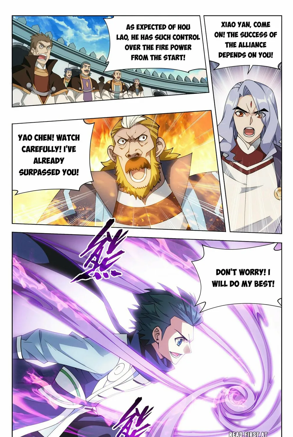 Battle Through the Heavens (Colored) Chapter 383 page 7 - 