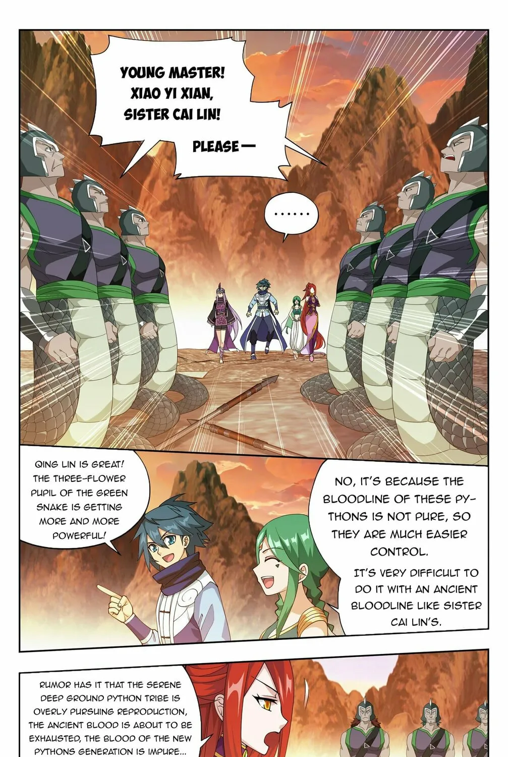 Battle Through the Heavens (Colored) Chapter 387 page 13 - 