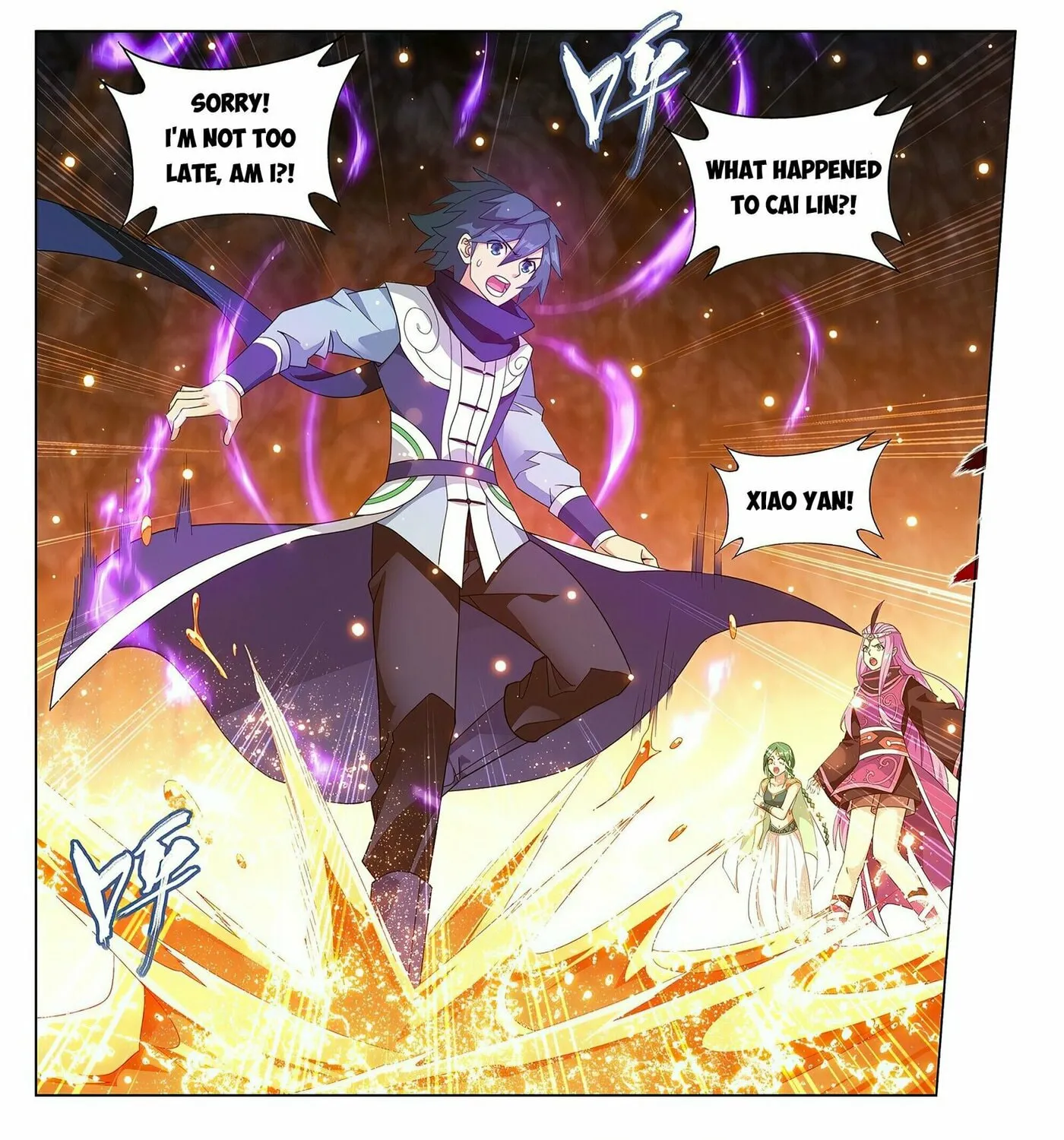 Battle Through the Heavens (Colored) Chapter 394 page 10 - 
