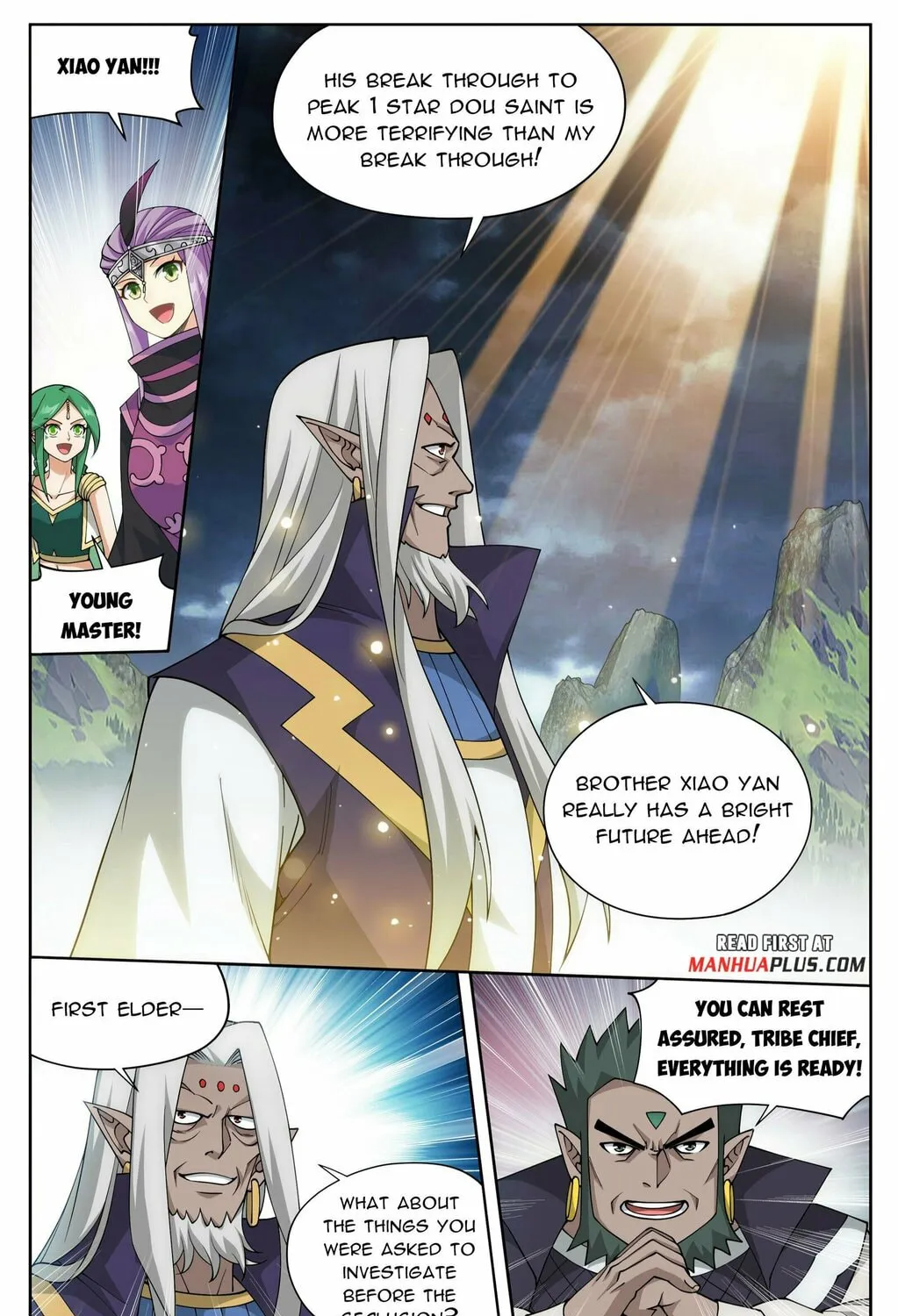 Battle Through the Heavens (Colored) Chapter 395 page 14 - 