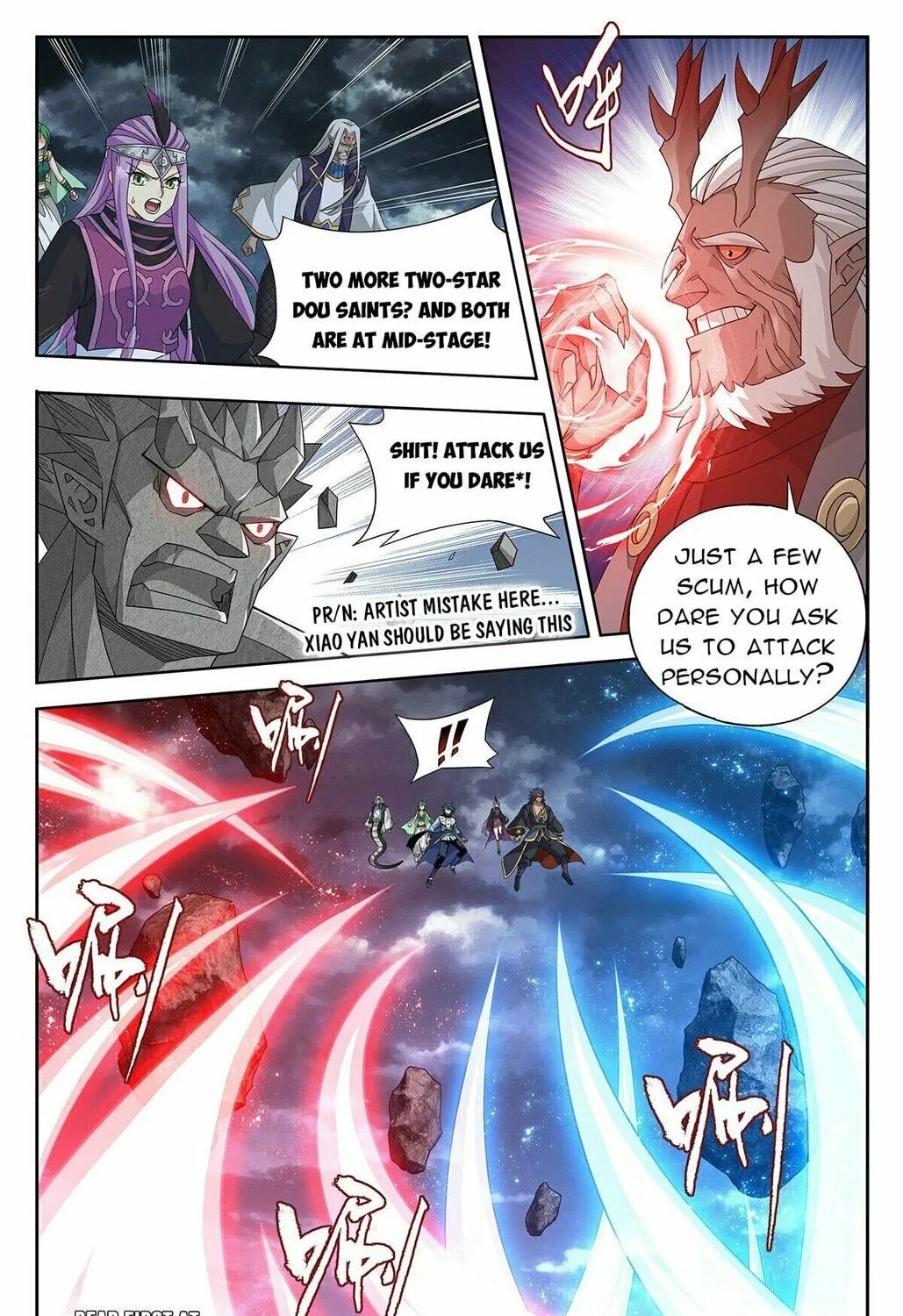 Battle Through the Heavens (Colored) Chapter 399 page 21 - 
