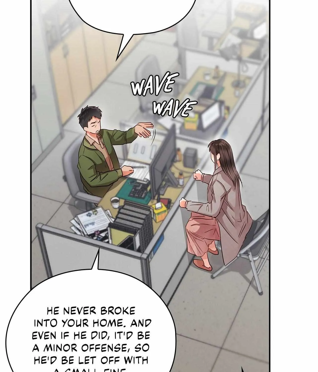 Be Quiet and Don’t Even Smile in the Office Chapter 42 page 43 - 