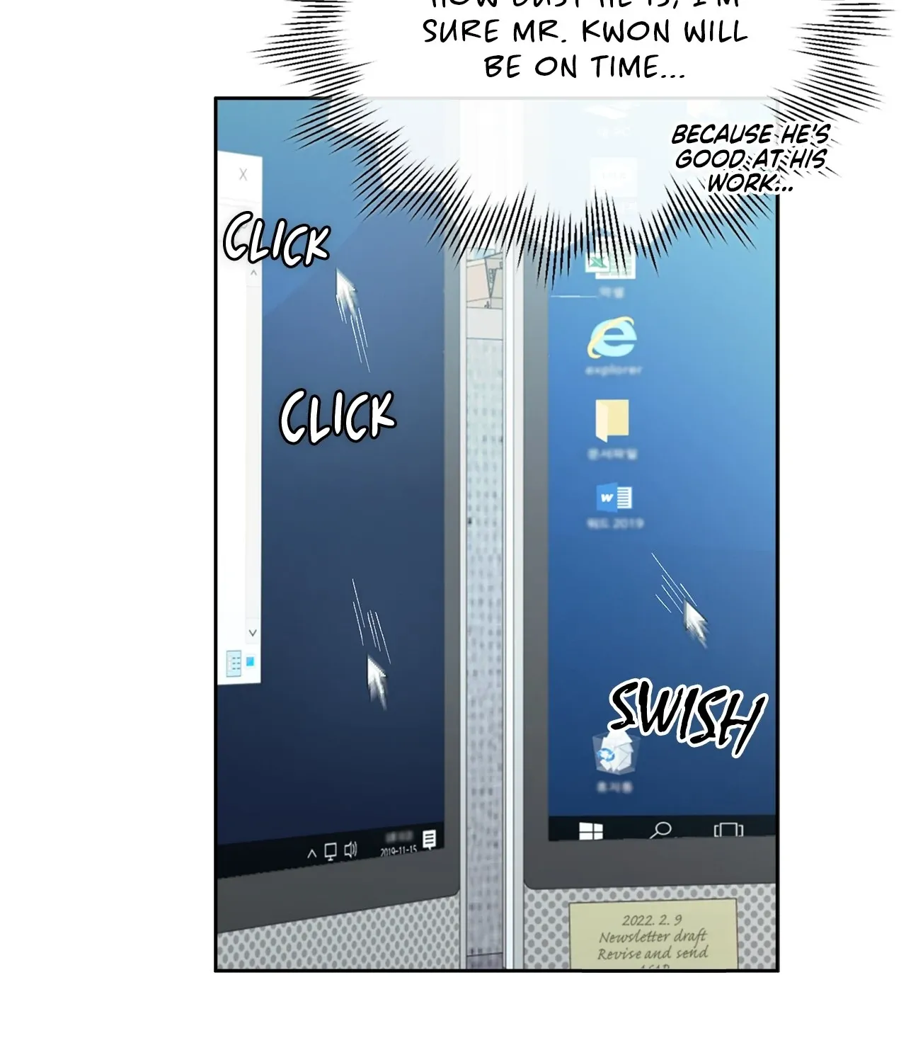Be Quiet and Don’t Even Smile in the Office Chapter 63 page 9 - 