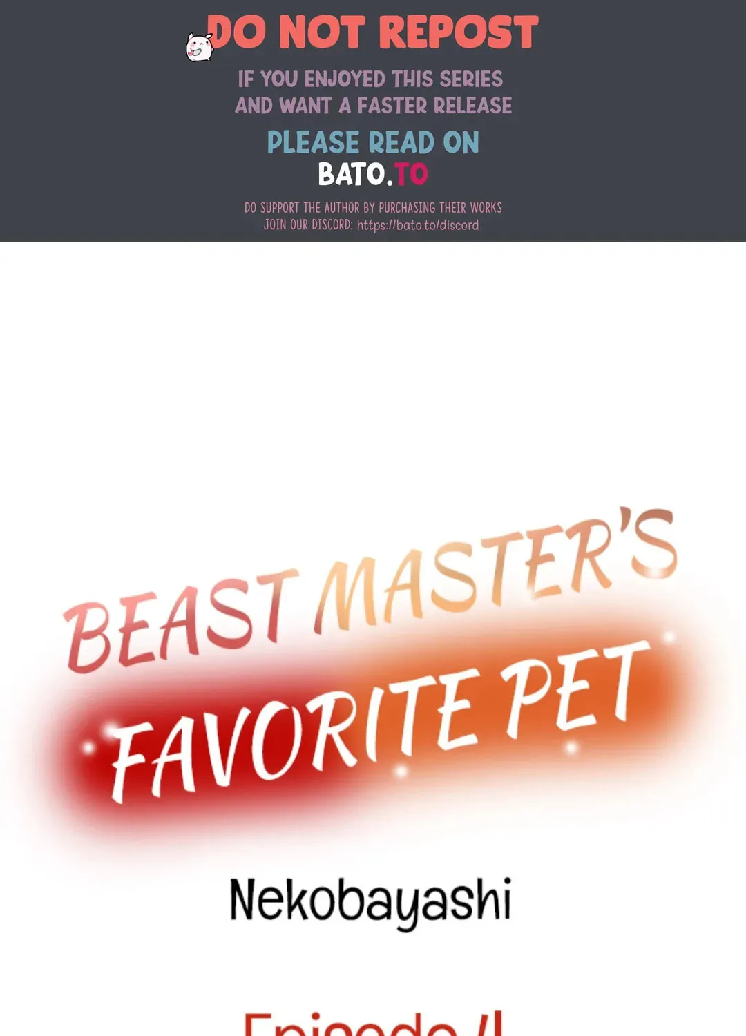 Beast Masters Favorite Pet Chapter 4 page 1 - 