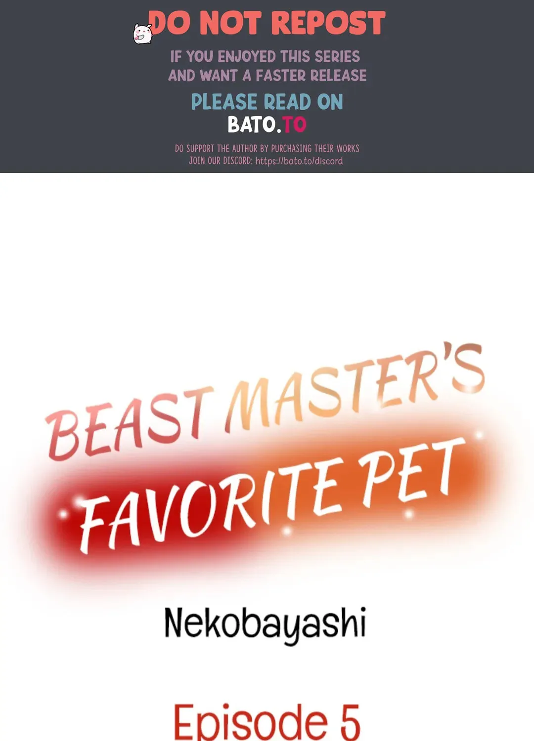 Beast Masters Favorite Pet Chapter 5 page 1 - 