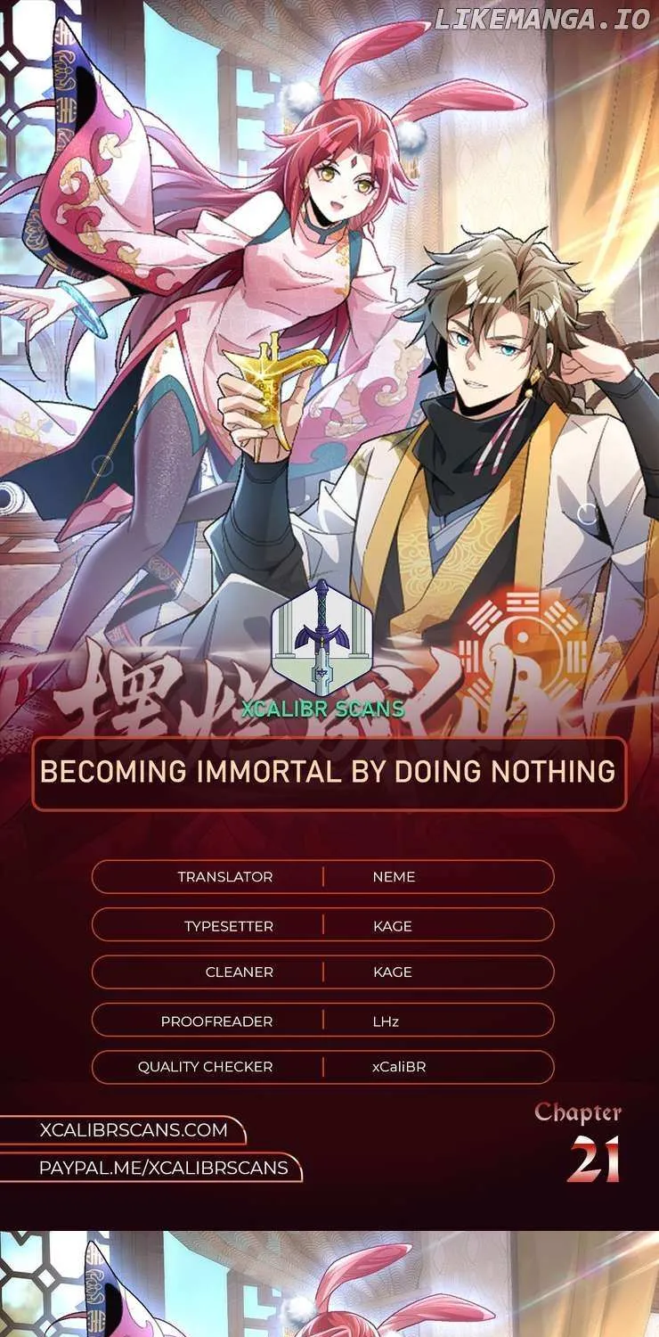 Becoming immortal by doing nothing Chapter 21 page 1 - 