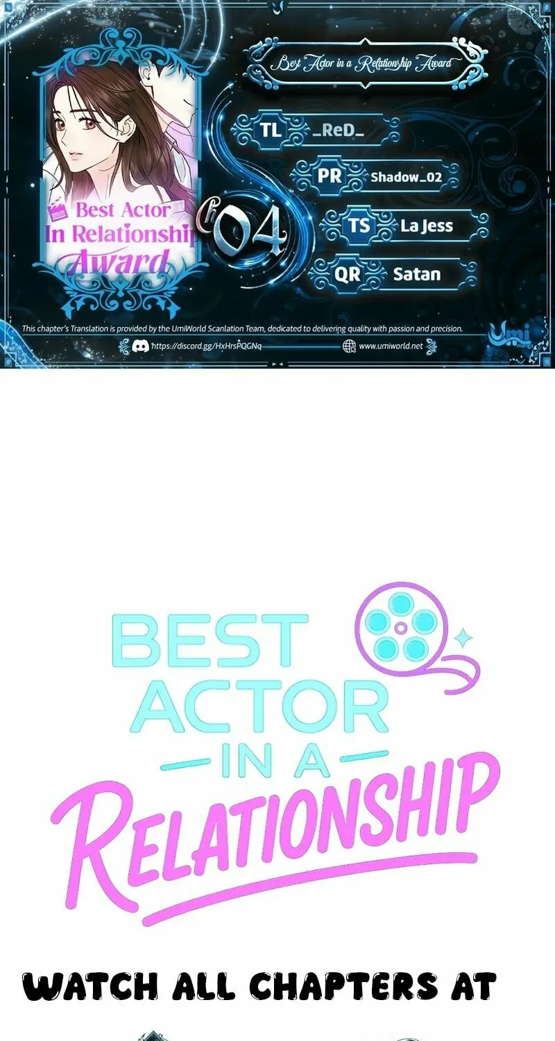 Best Actor in a Relationship Award Chapter 4 page 1 - 