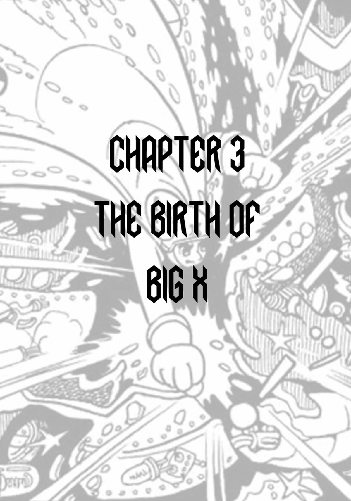 Big X Chapter 3 page 1 - 