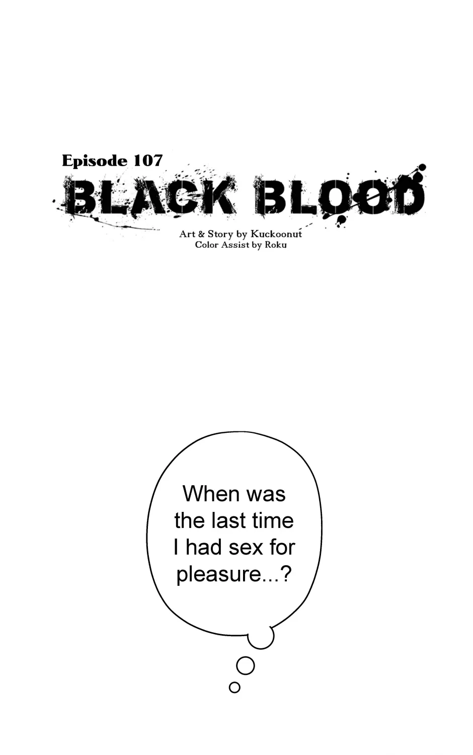 Black Blood 〘Official Mature〙 Chapter 107 page 1 - 