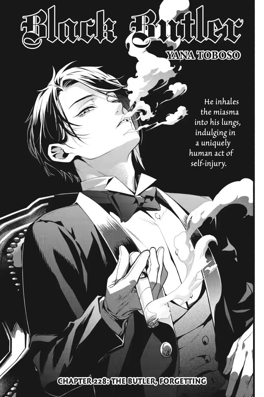 Black Butler Chapter 228 page 1 - 