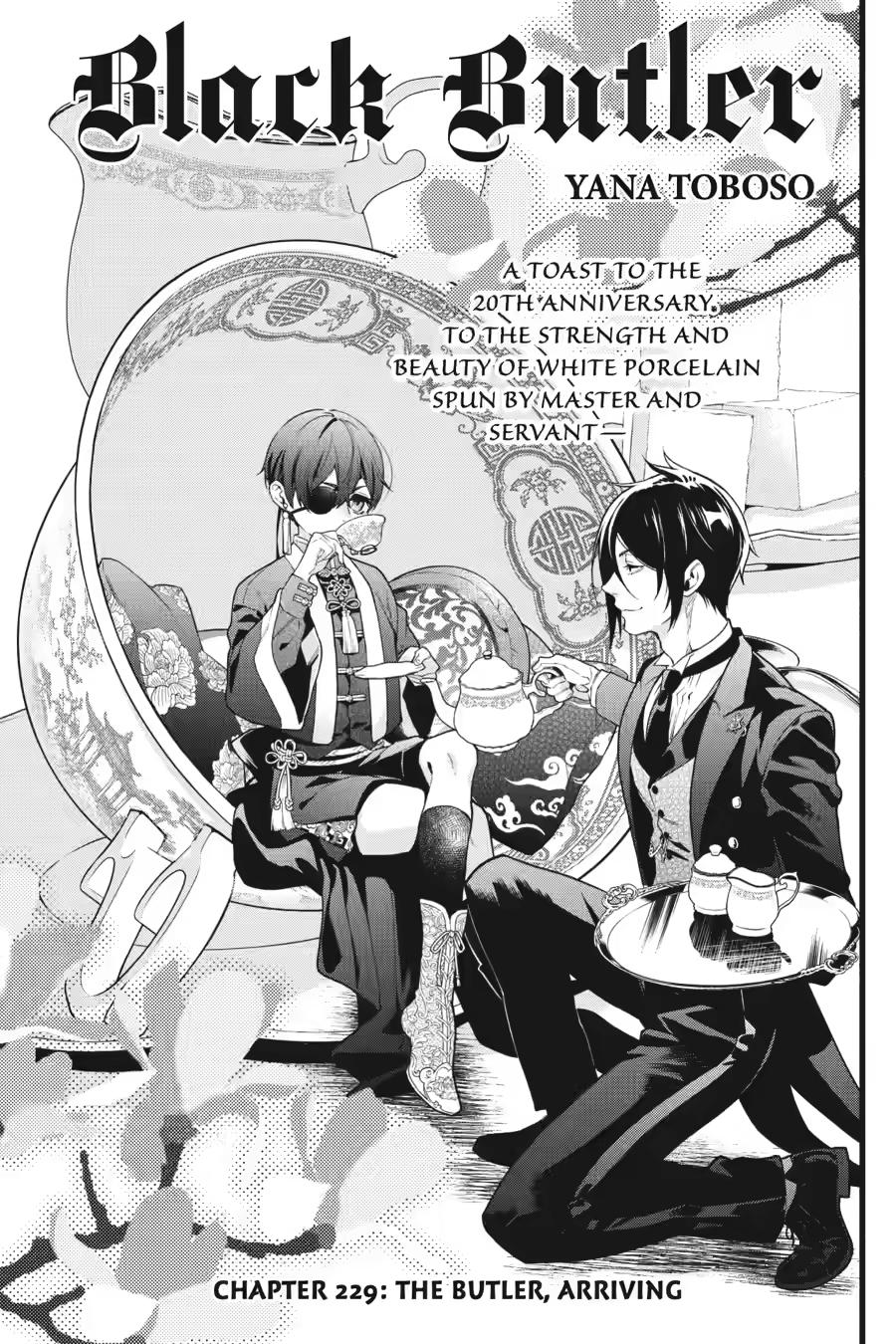Black Butler Chapter 229 page 1 - 