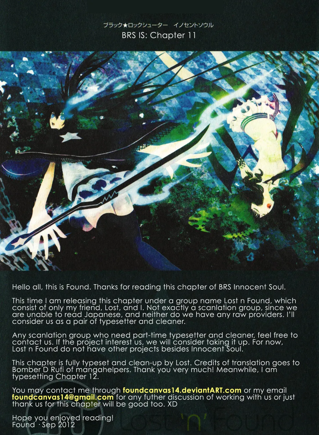 Black★Rock Shooter: Innocent Soul Chapter 11 page 97 - 