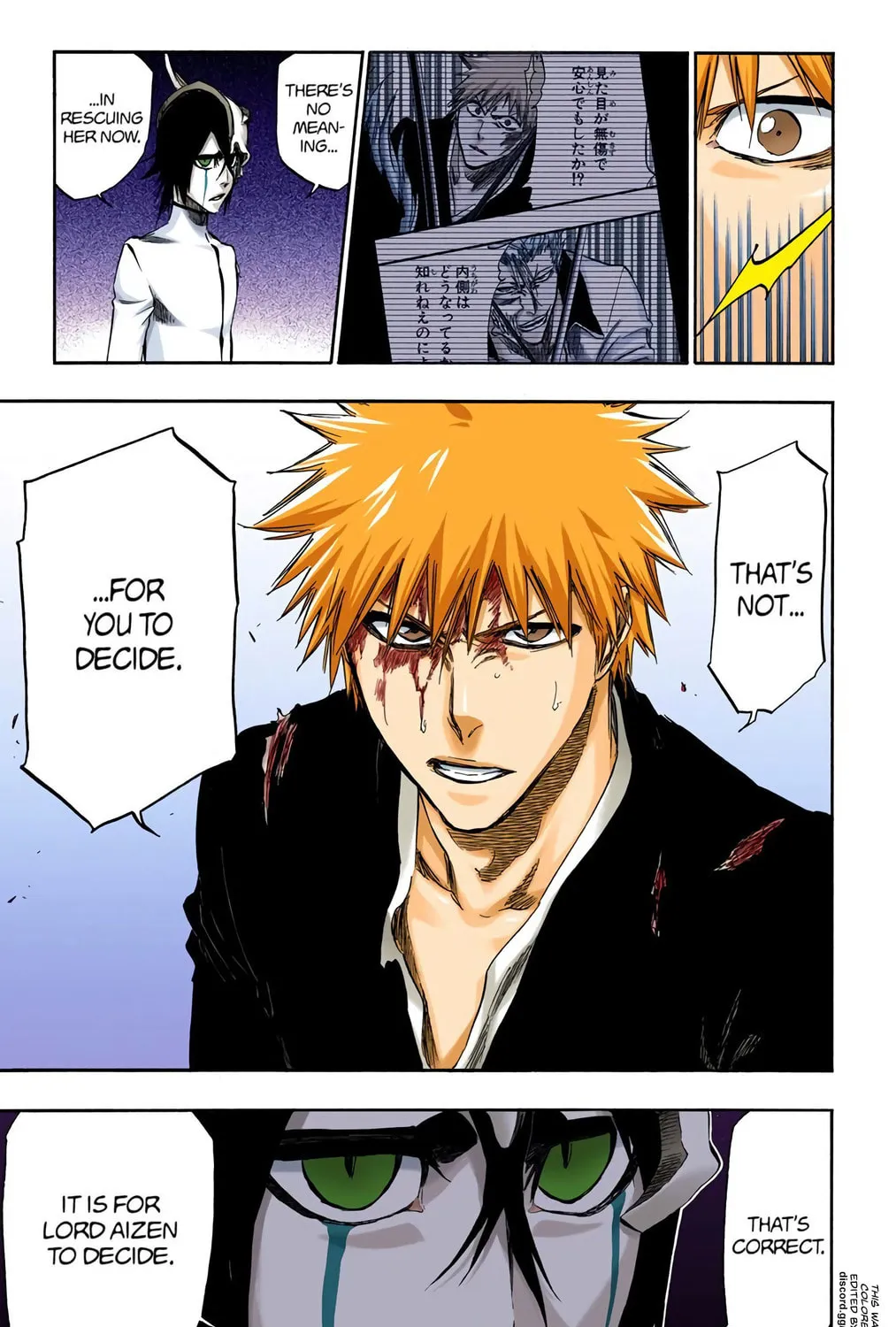 Bleach (Colored) Chapter 340 page 35 - 