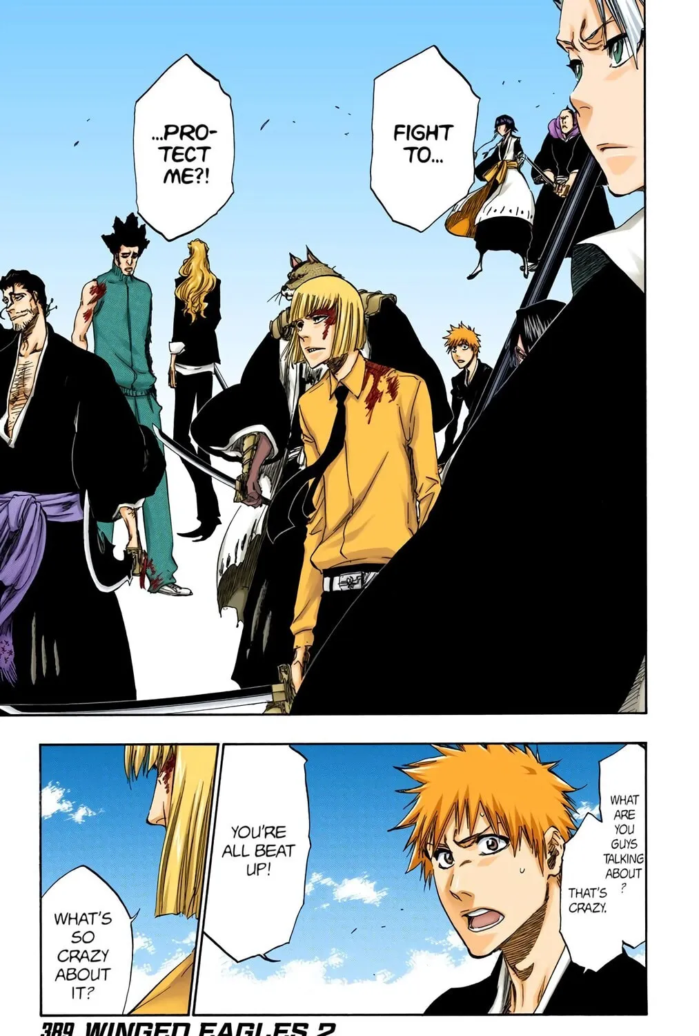 Bleach (Colored) Chapter 389 page 1 - 