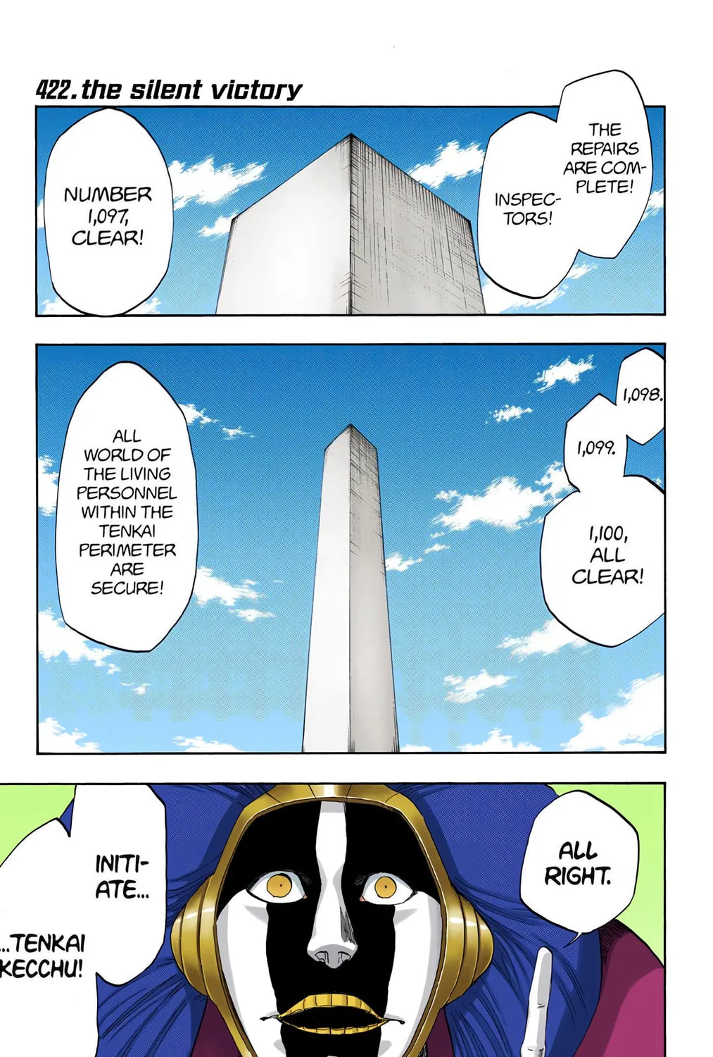 Bleach (Colored) Chapter 422 page 1 - 