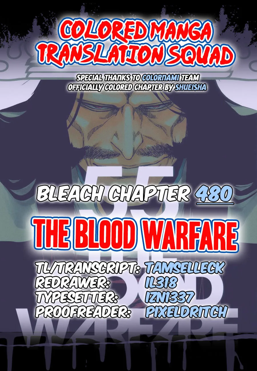 Bleach (Colored) Chapter 480.1 page 1 - 