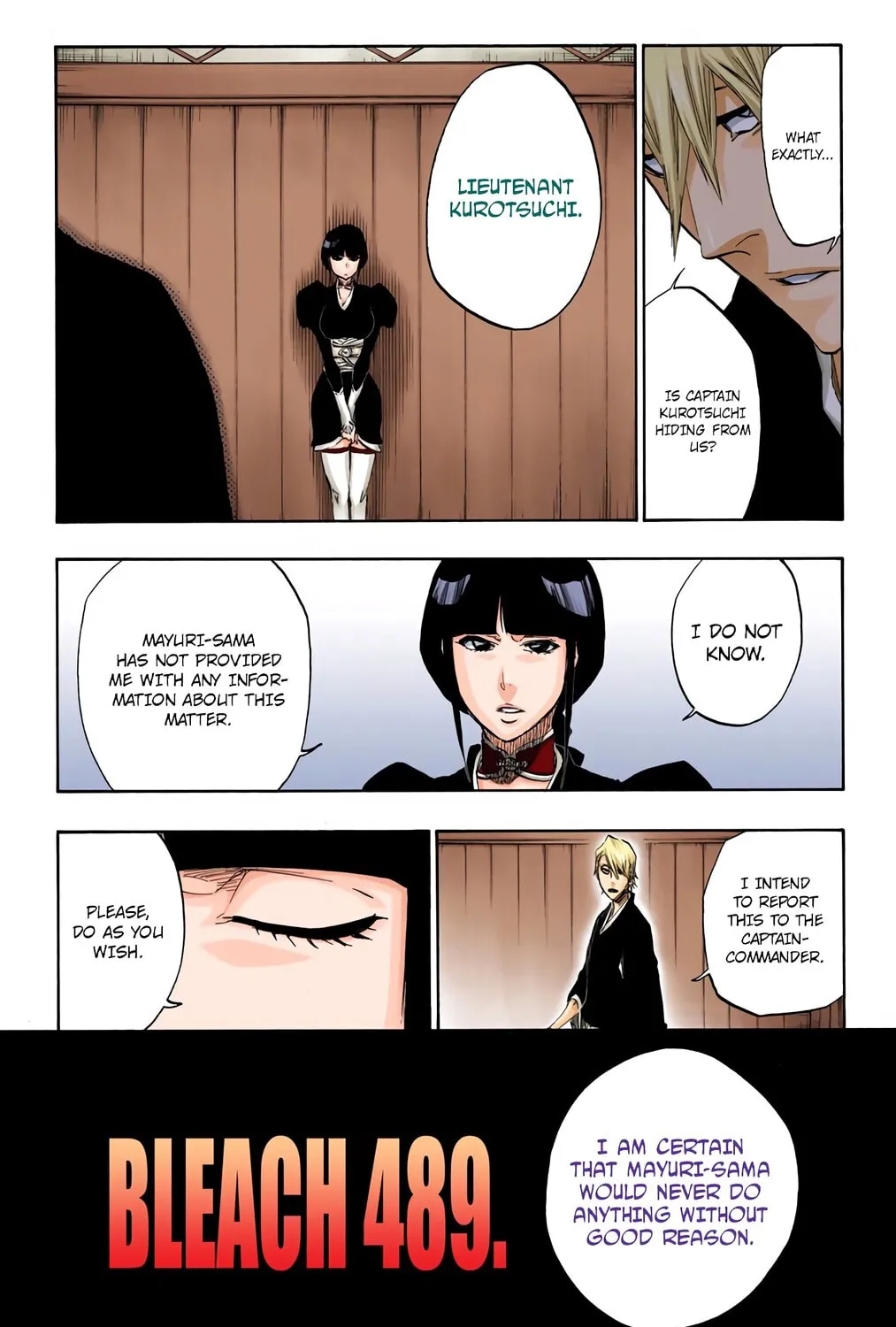 Bleach (Colored) Chapter 489 page 9 - 