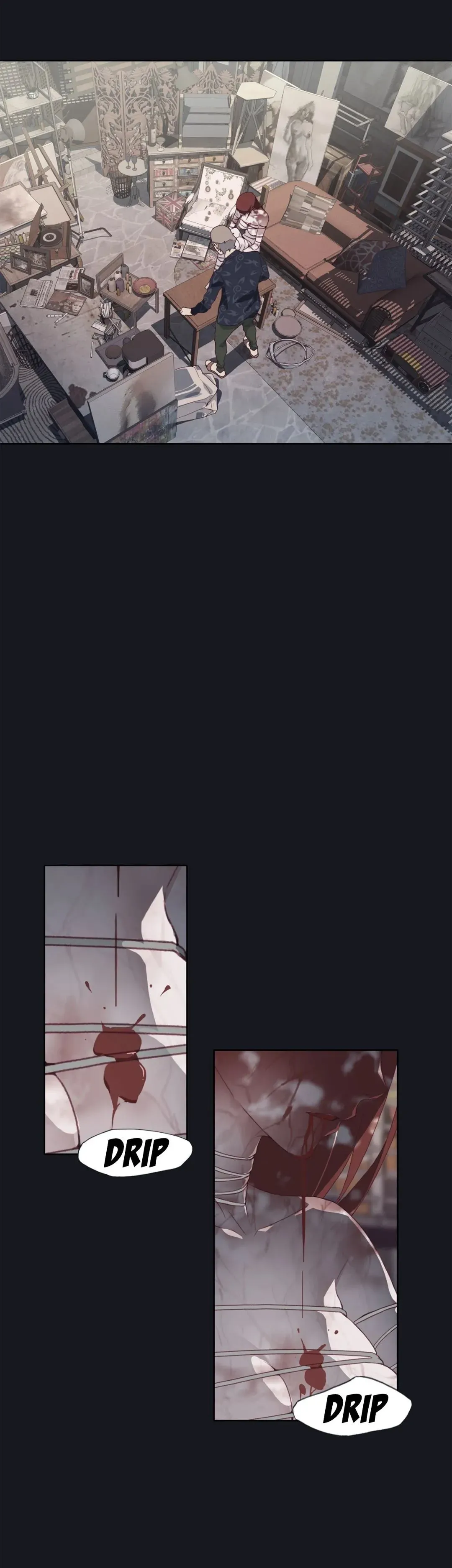 Blood on the wall Chapter 23 page 17 - 
