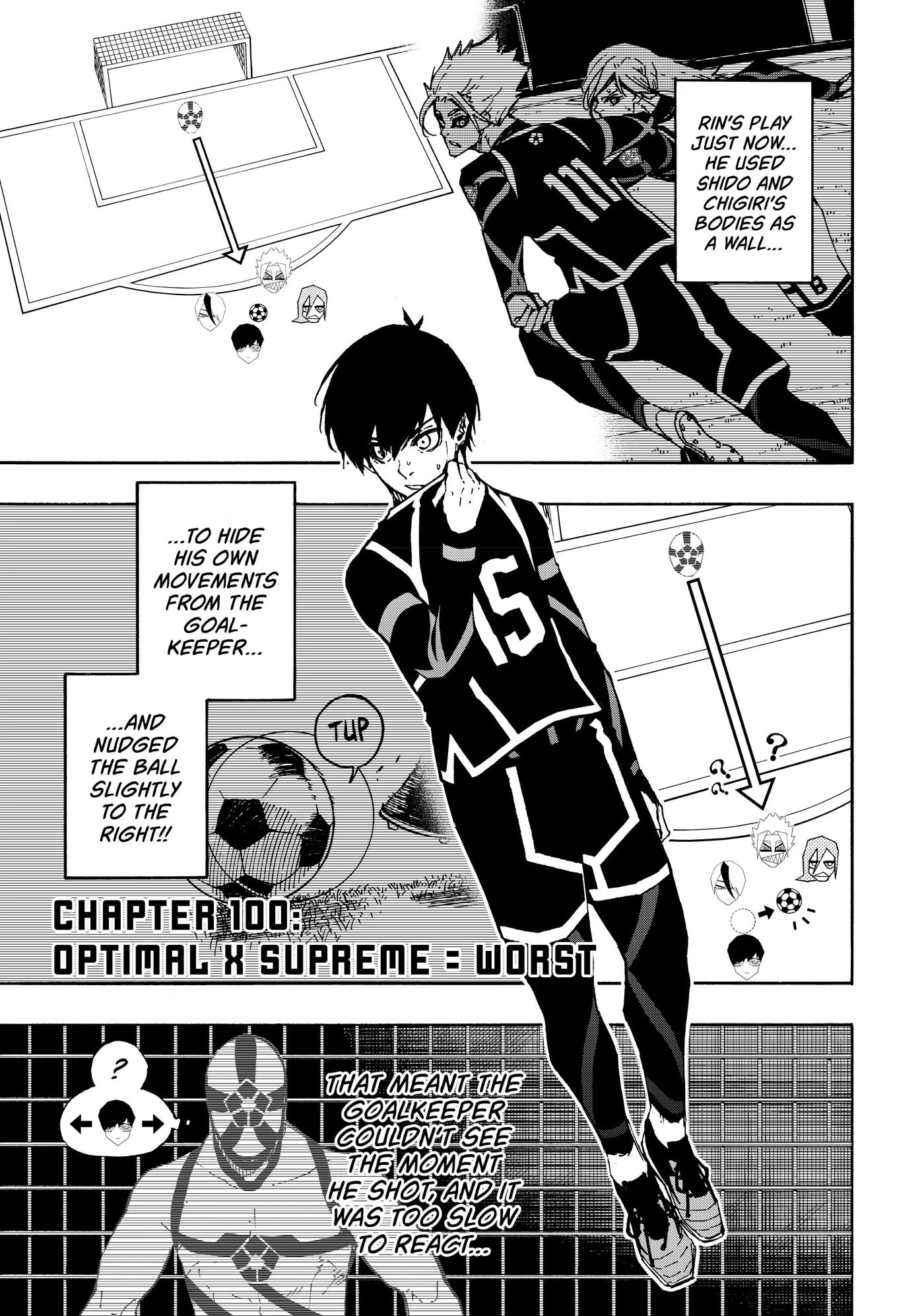 Blue Lock Chapter 100 page 1 - 