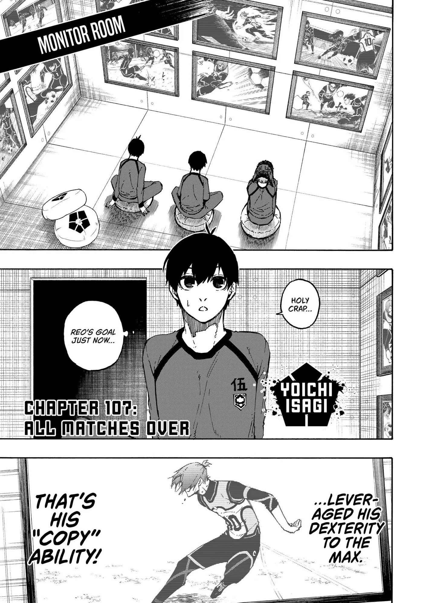 Blue Lock Chapter 107 page 1 - 