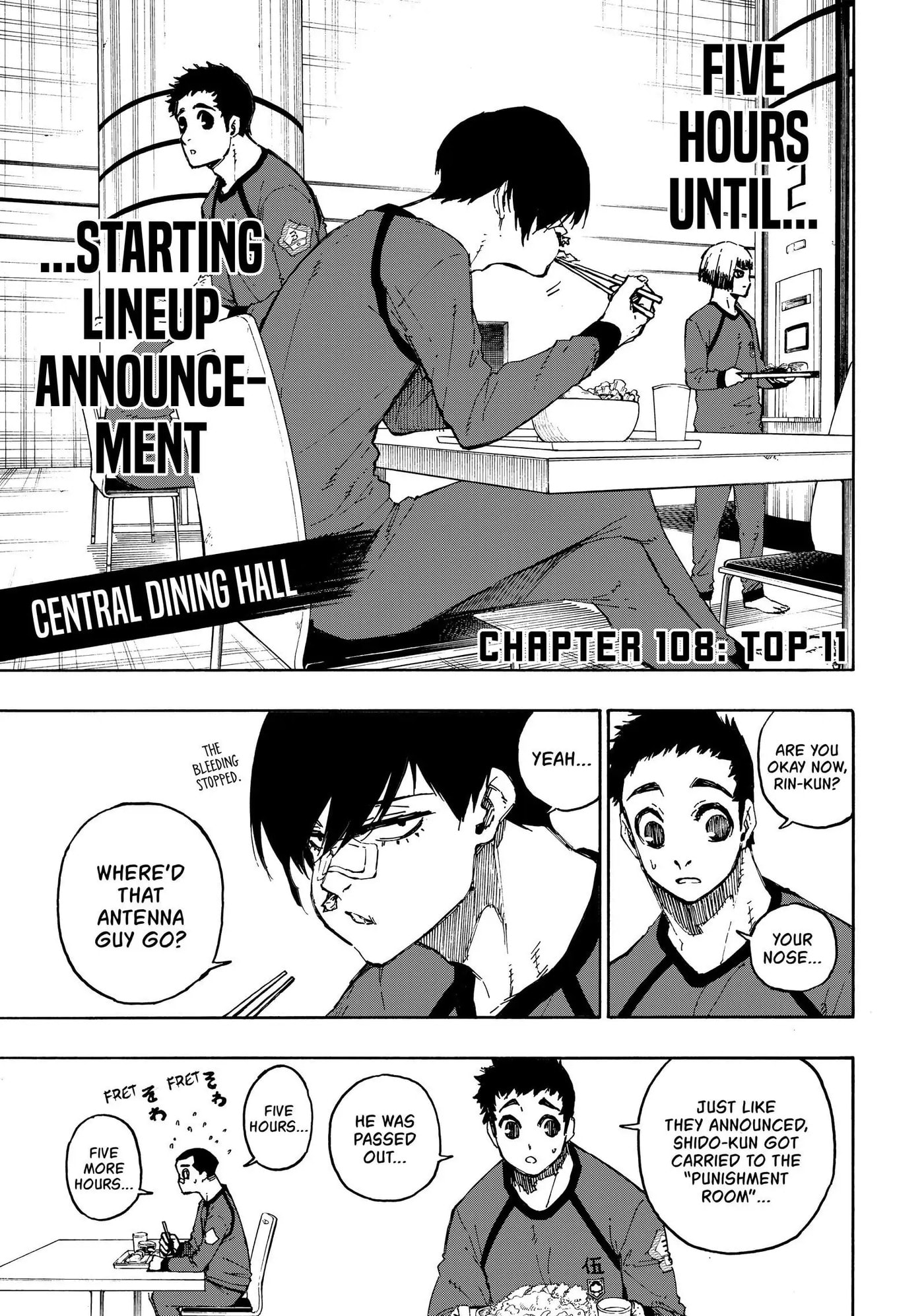 Blue Lock Chapter 108 page 1 - 