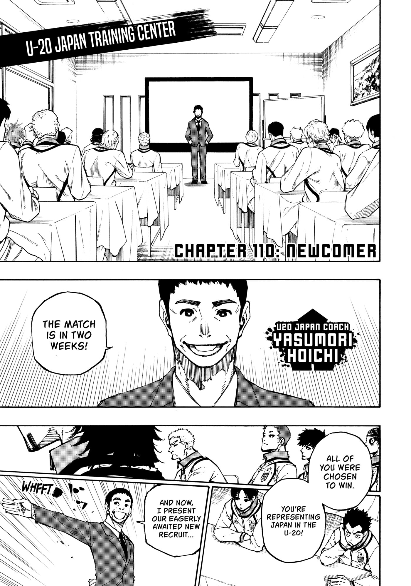 Blue Lock Chapter 110 page 1 - 