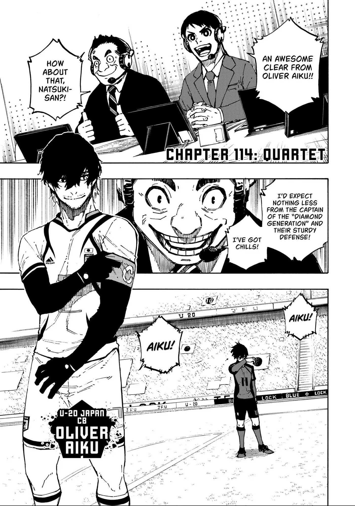 Blue Lock Chapter 114 page 1 - 
