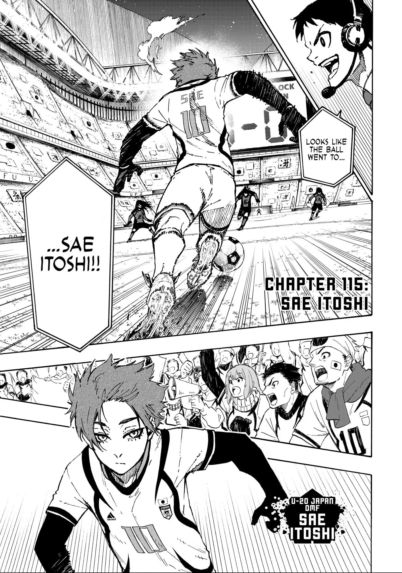 Blue Lock Chapter 115 page 1 - 