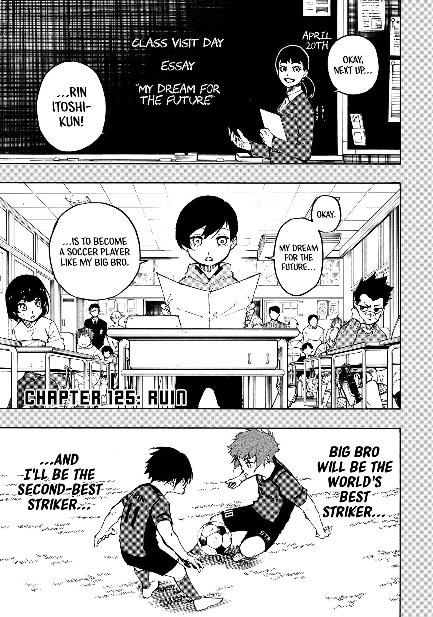 Blue Lock Chapter 125 page 1 - 