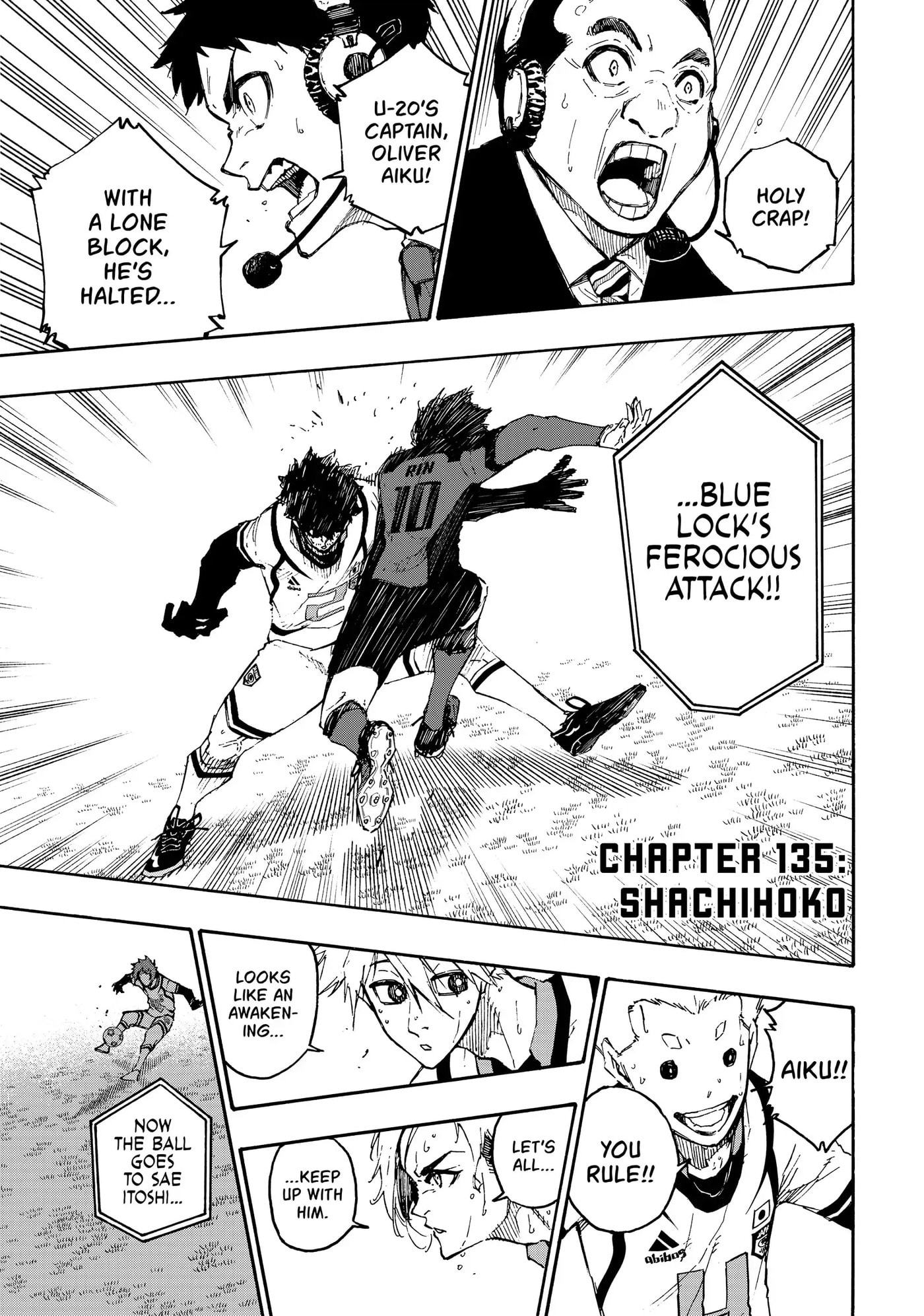 Blue Lock Chapter 135 page 1 - 