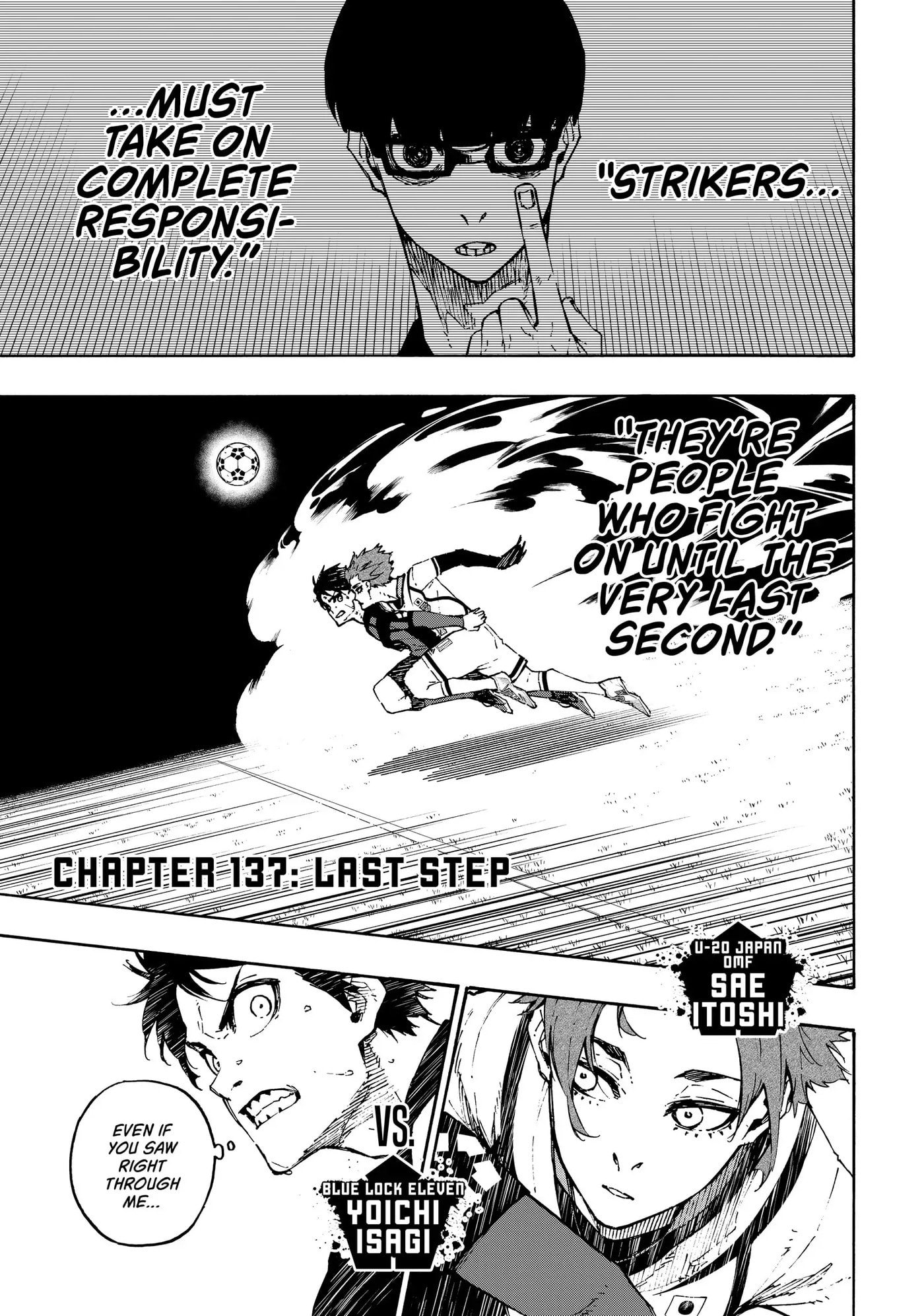 Blue Lock Chapter 137 page 1 - 
