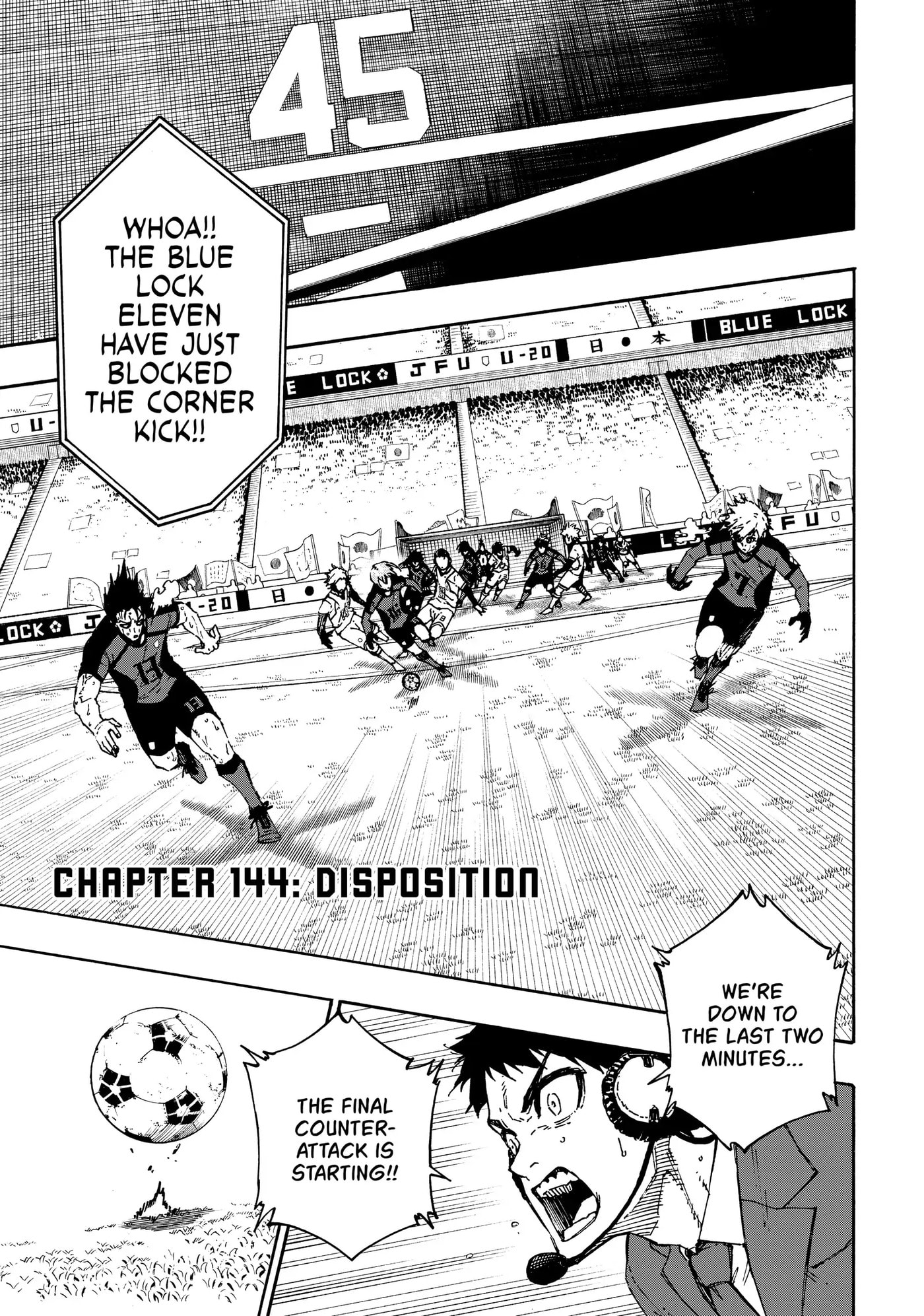 Blue Lock Chapter 144 page 1 - 