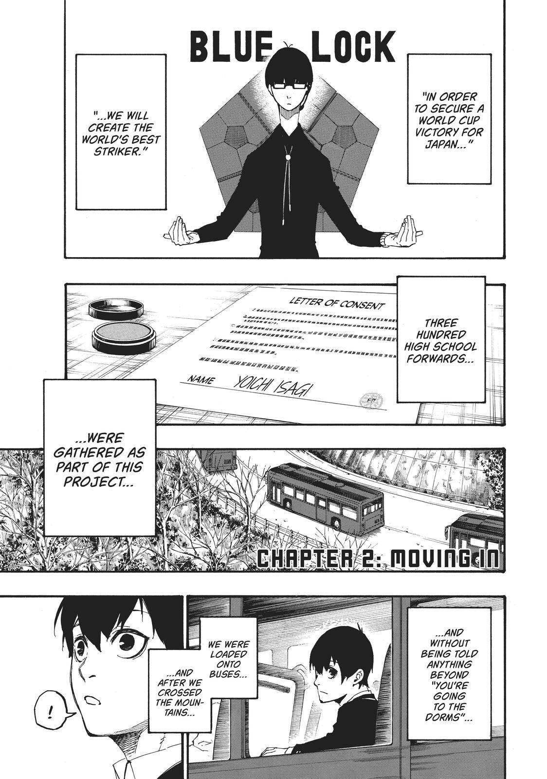 Blue Lock Chapter 2 page 1 - 