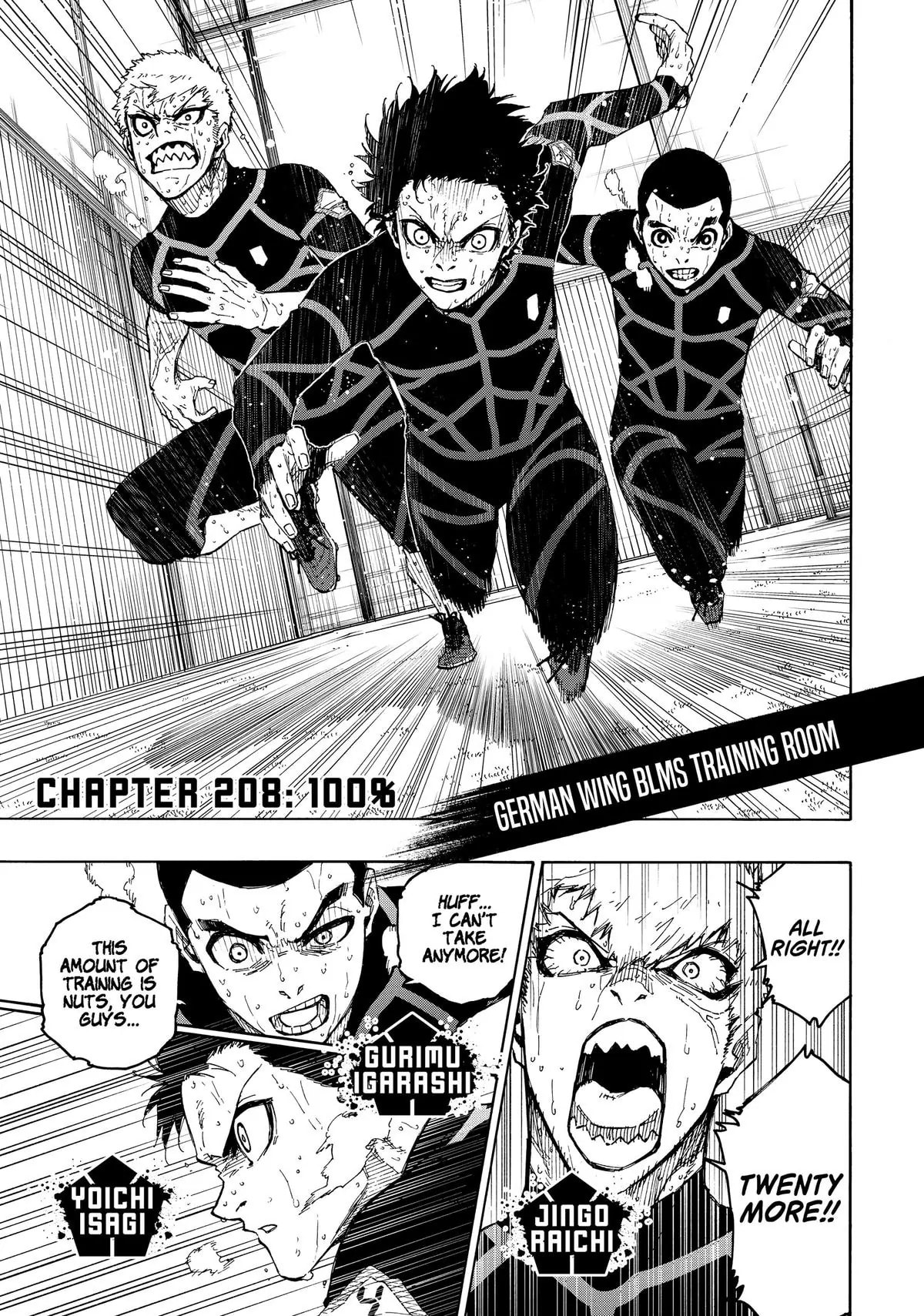 Blue Lock Chapter 208 page 1 - 